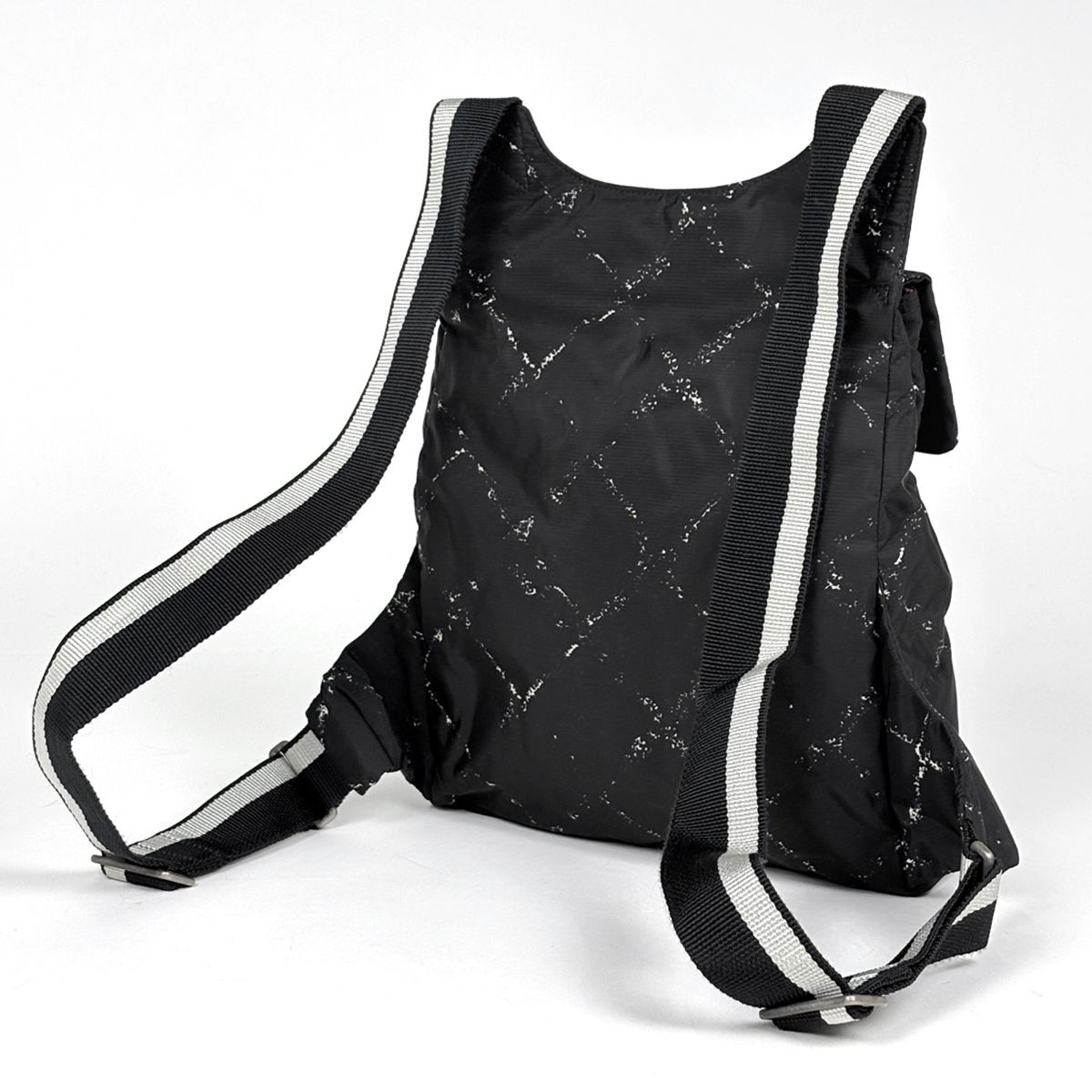 Chanel Vintage Travel Line Backpack Nylon Black — view 2
