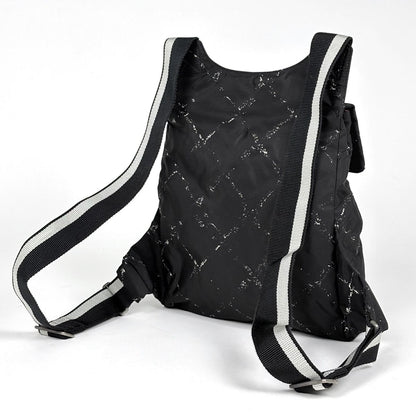 Chanel Vintage Travel Line Backpack Nylon Black — view 2