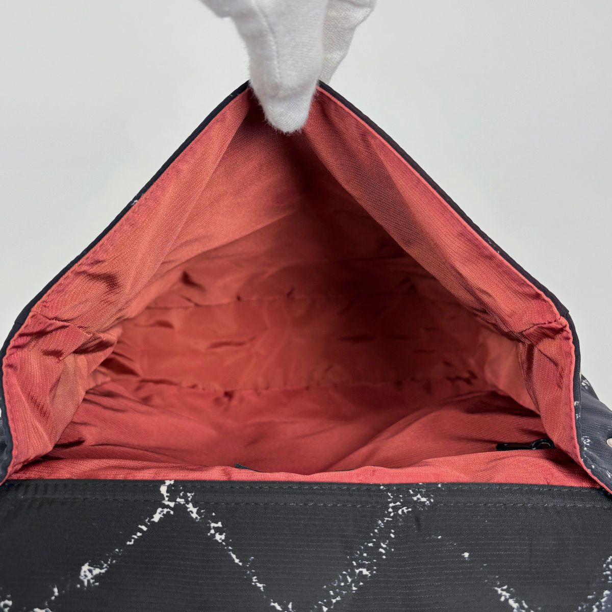 Chanel Vintage Travel Line Backpack Nylon Black — view 8