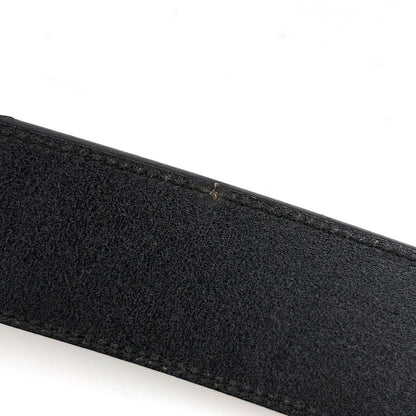 Gucci Interlocking Belt Leather Black — view 4