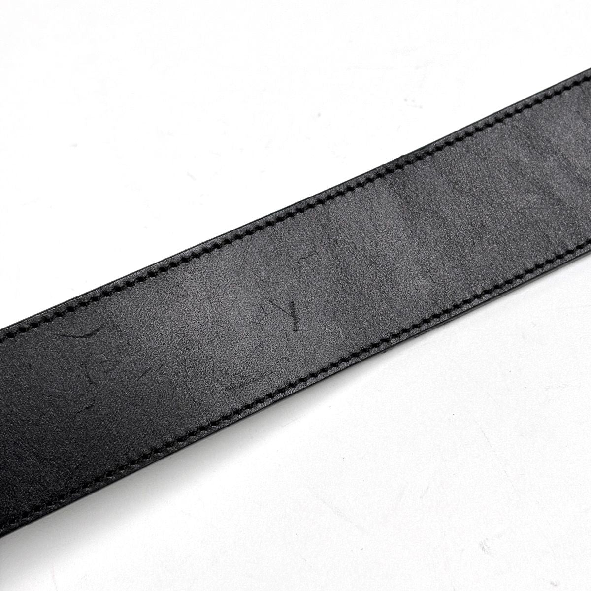 Gucci Interlocking Belt Leather Black — view 3