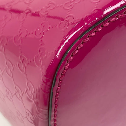 Gucci Micro Tote Enamel Patent Leather Pink — view 3