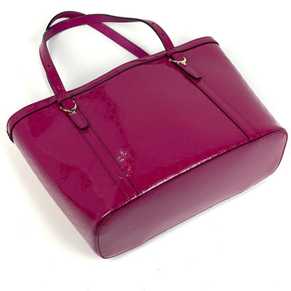 Gucci Micro Tote Enamel Patent Leather Pink — view 2