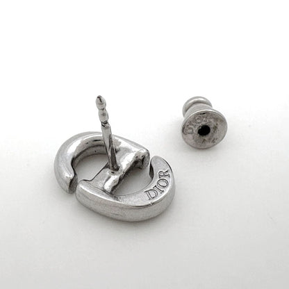 Dior Logo Earrings Silver Plated — view 3