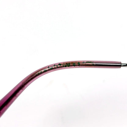Chanel CC Logo Sunglasses Rimless Eyewear Metal Pink Silver — view 4