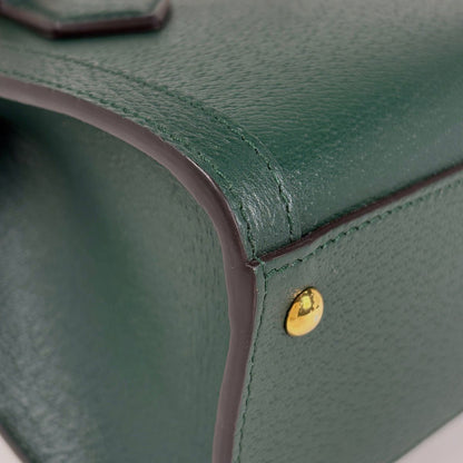 Gucci Diana Small Tote Bamboo 2-Way Mini Leather Green — view 3