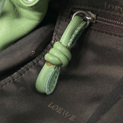 Loewe Nappa Aire Anagram Handbag Leather Green — view 8