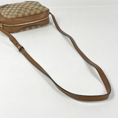 Gucci GG Pattern Shoulder Bag Canvas Brown — view 6