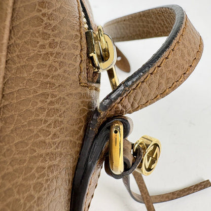 Gucci GG Pattern Shoulder Bag Canvas Brown — view 4