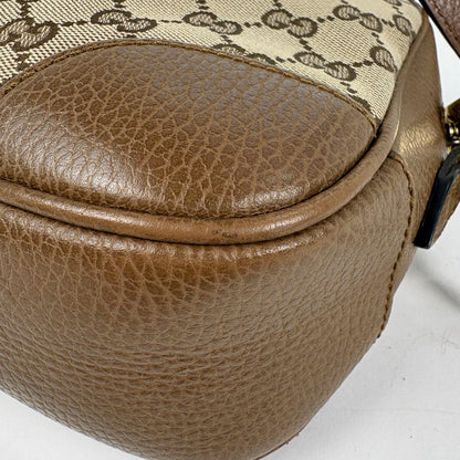 Gucci GG Pattern Shoulder Bag Canvas Brown — view 3