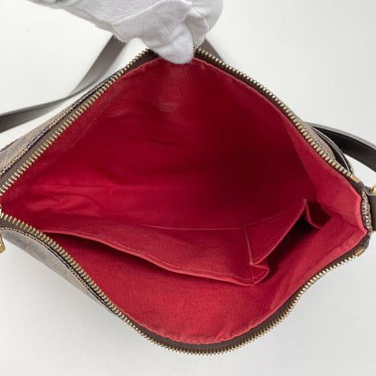 Louis Vuitton Blue Msbeli PM Shoulder Bag Damier Brown — view 9