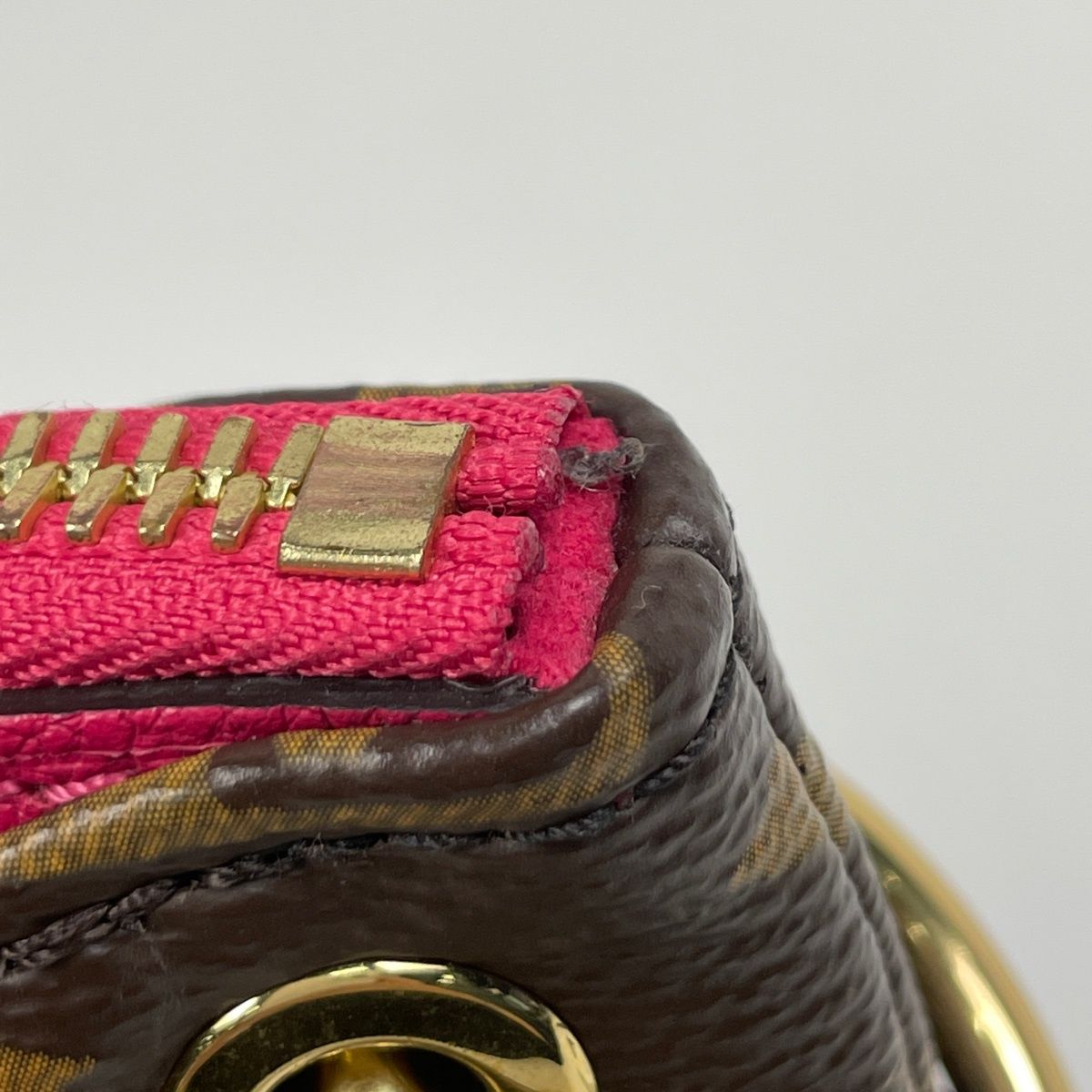 Louis Vuitton Pallas BB 2-Way Handbag Monogram Brown Rose Rich — view 4