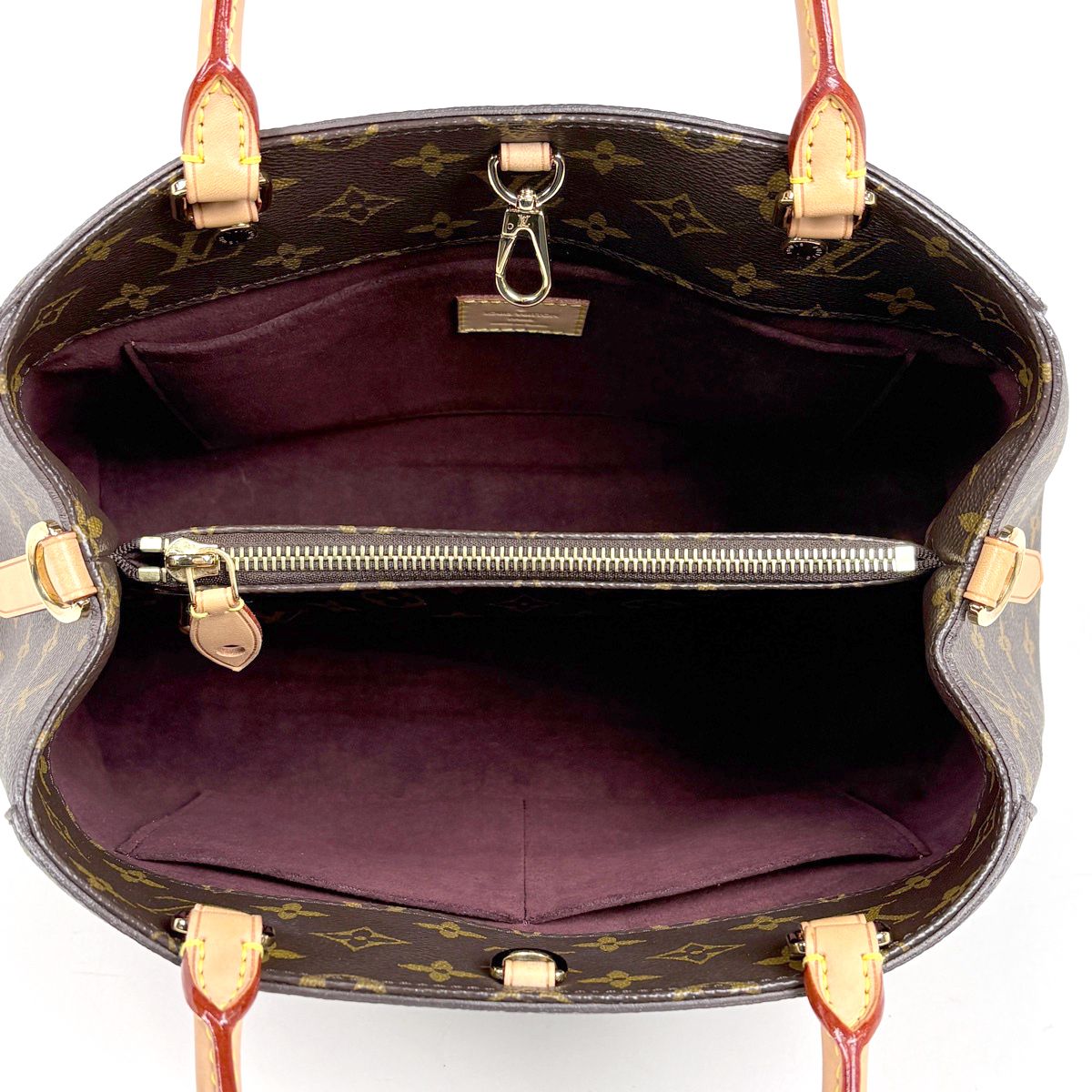 Louis Vuitton Montaigne MM Shoulder Bag 2-Way Monogram Brown — view 7