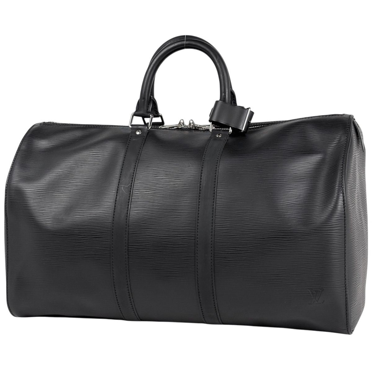Louis Vuitton Keepall 45 Boston Bag Epi Noir