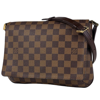 Louis Vuitton Musette Tango Long Crossbody Shoulder Bag Damier Brown