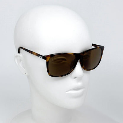 Gucci Logo Sunglasses Eyewear Demi Pattern Acetate Brown — view 5