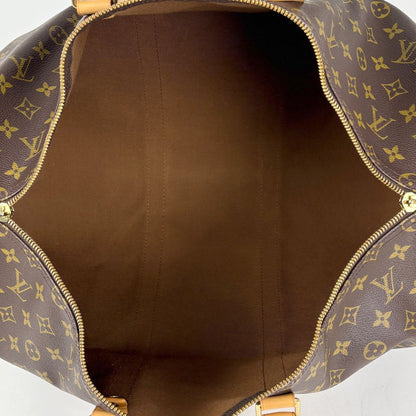 Louis Vuitton Keepall Bandouliere 50 Boston Bag Monogram Brown — view 9