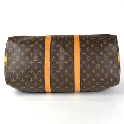 Louis Vuitton Keepall Bandouliere 50 Boston Bag Monogram Brown — view 2