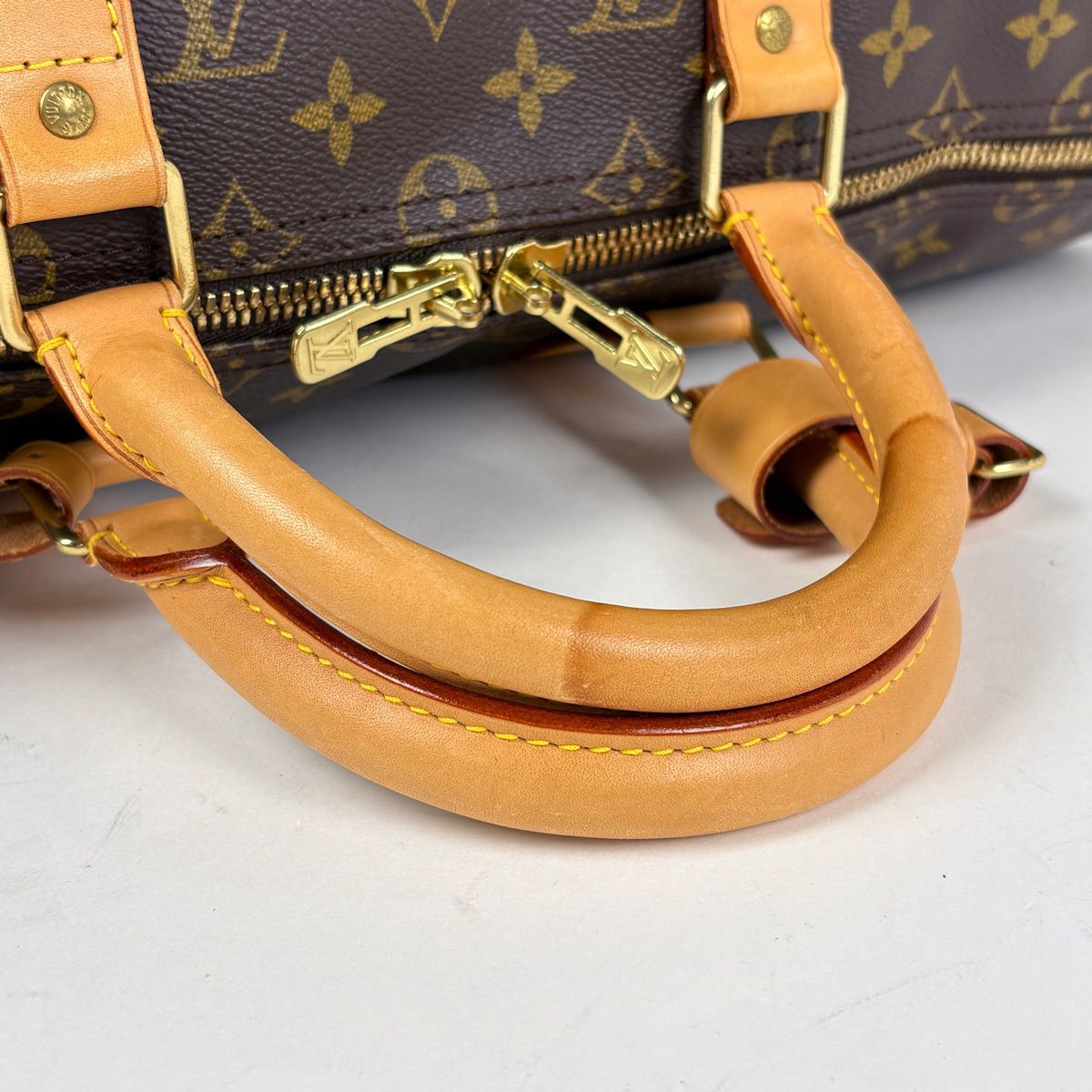 Louis Vuitton Keepall Bandouliere 50 Boston Bag Monogram Brown — view 8