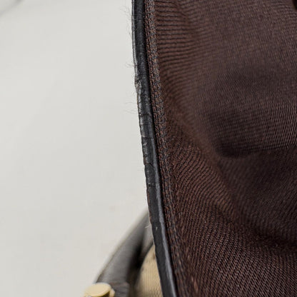 Gucci GG Pattern 2-Way Shoulder Bag Abbey Canvas Brown — view 7