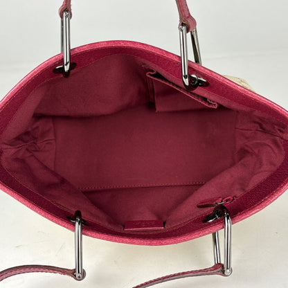 Gucci GG Pattern Tote Canvas Beige Bordeaux — view 9