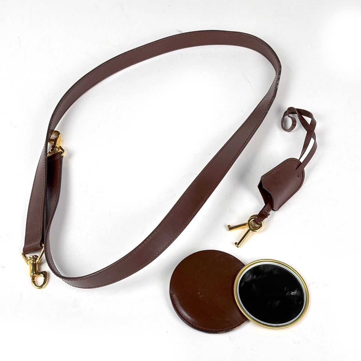 Gucci Ladylock Handbag 2-Way Leather Brown — view 9