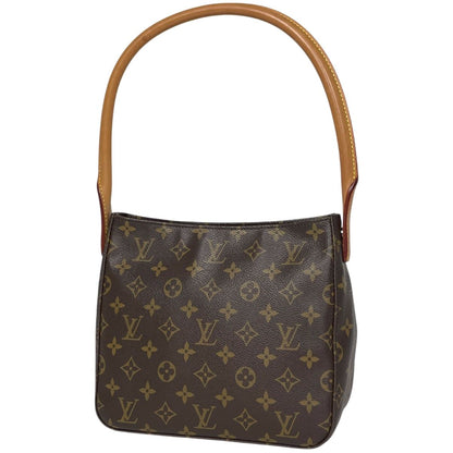 Louis Vuitton Looping MM Shoulder Bag Monogram Brown