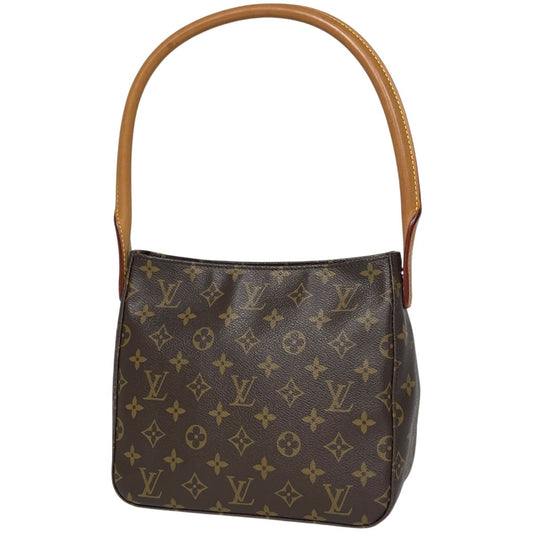 Louis Vuitton Looping MM Shoulder Bag Monogram Brown