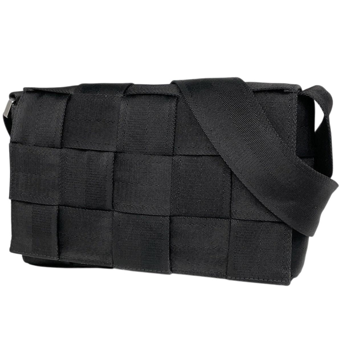 Bottega Veneta Intrecciato Webbing Shoulder Bag Polypropylene Cassette Fabric