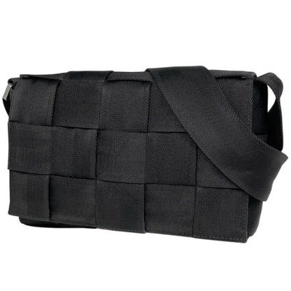 Bottega Veneta Intrecciato Webbing Shoulder Bag Polypropylene Cassette Fabric