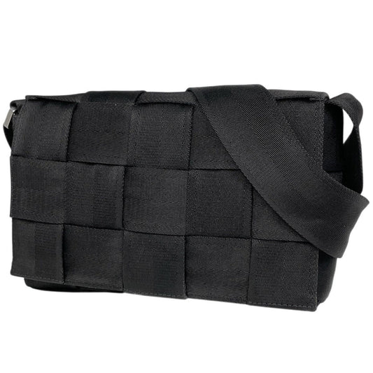 Bottega Veneta Intrecciato Webbing Shoulder Bag Polypropylene Cassette Fabric