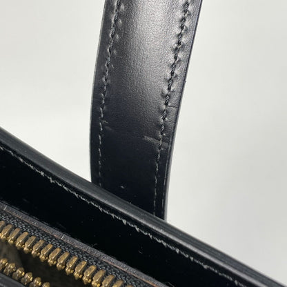 Cartier Shoulder Bag Panthere Motif Leather Black — view 4