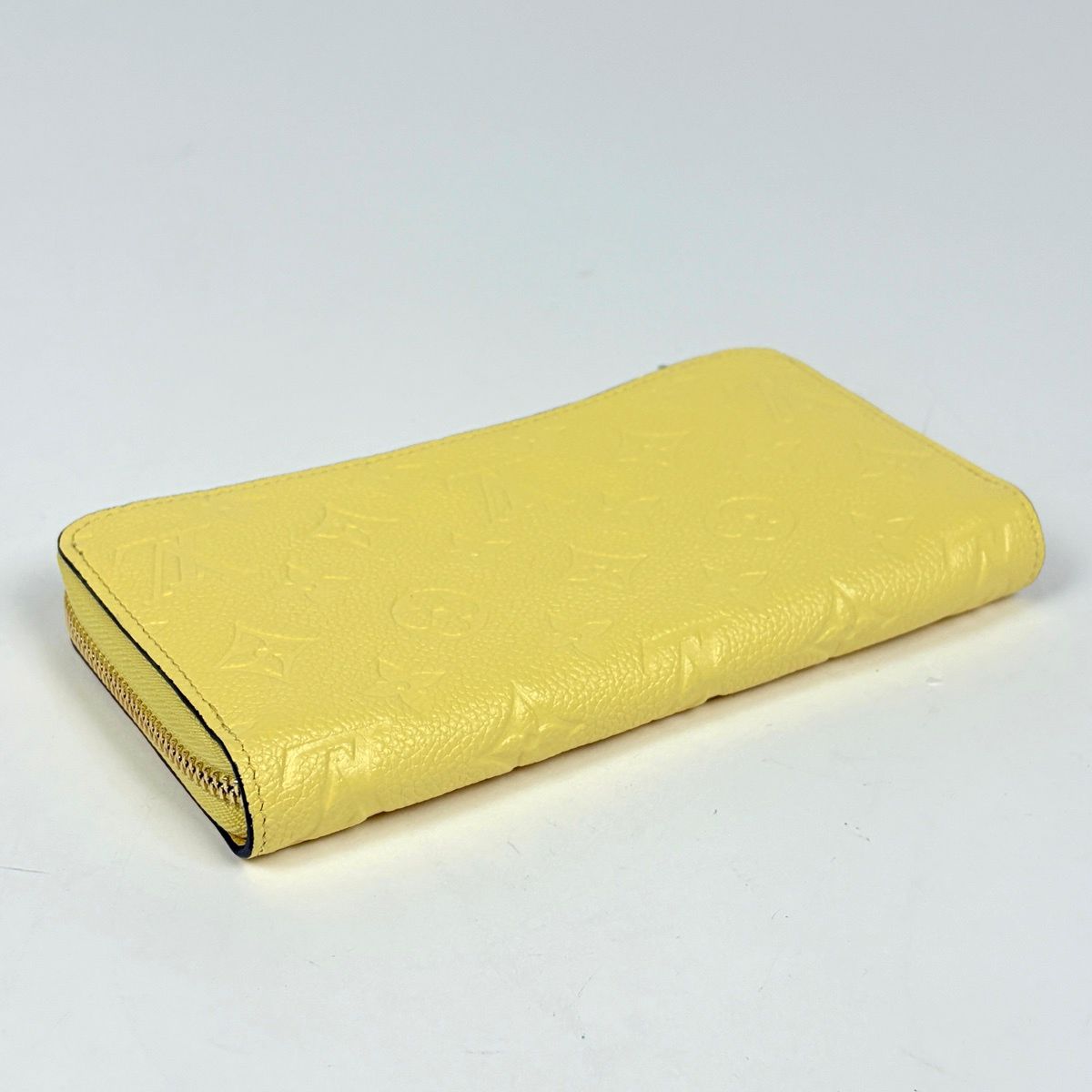 Louis Vuitton Zippy Wallet Monogram Empreinte Yellow — view 2