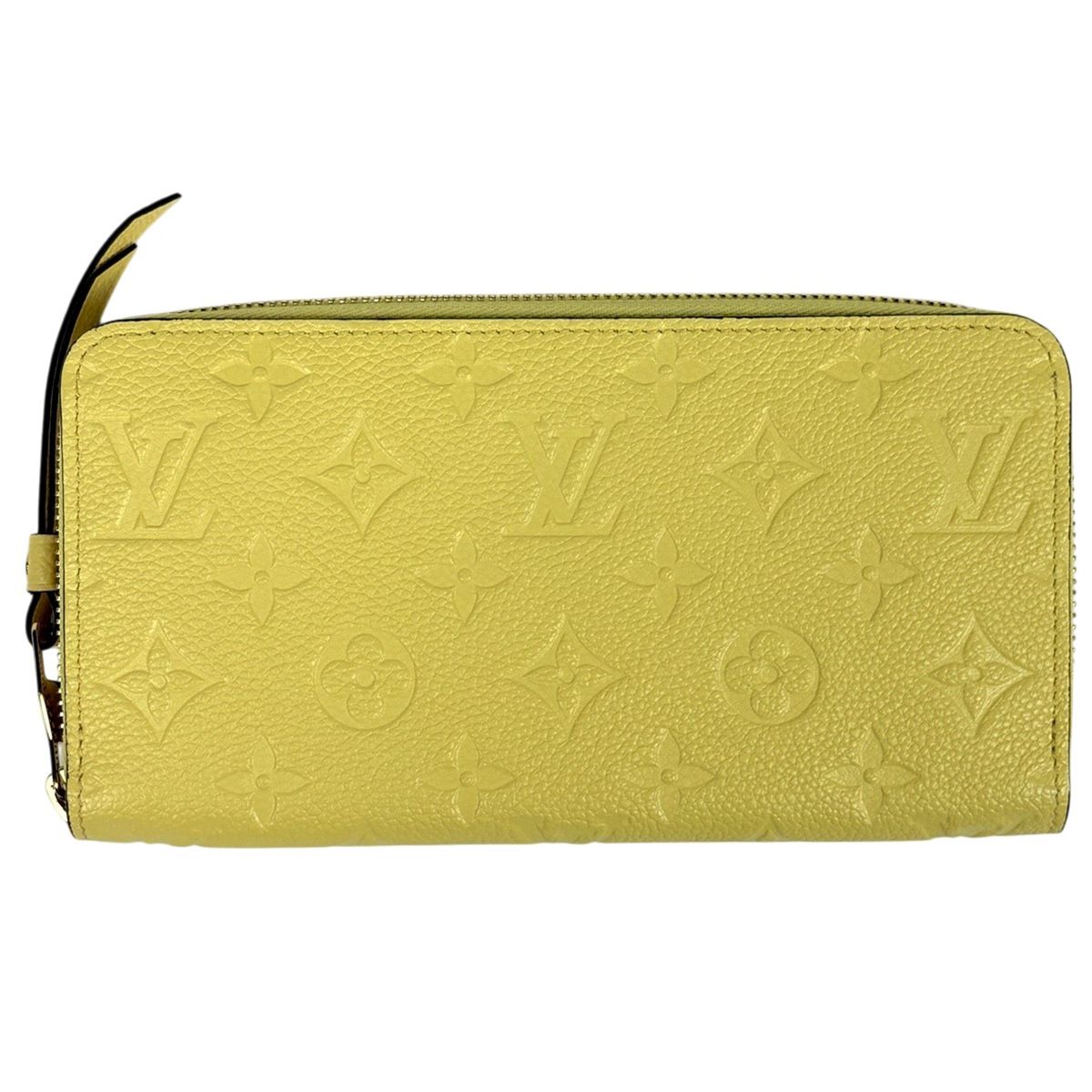 Louis Vuitton Zippy Wallet Monogram Empreinte Yellow
