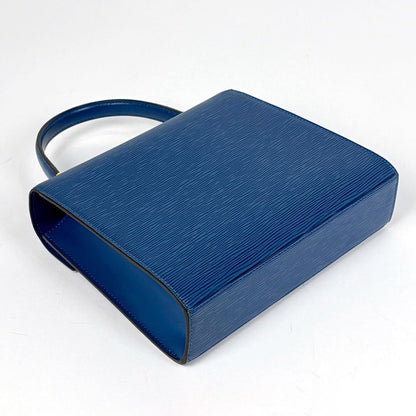 Louis Vuitton Malesherbes Handbag Epi Toledo Blue — view 2