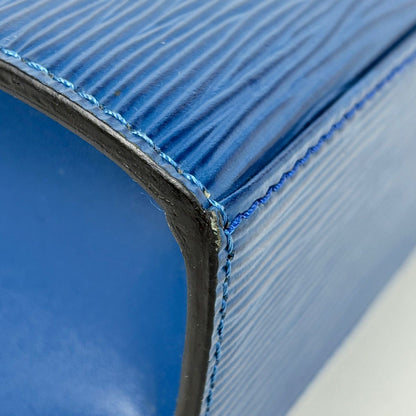 Louis Vuitton Malesherbes Handbag Epi Toledo Blue — view 3