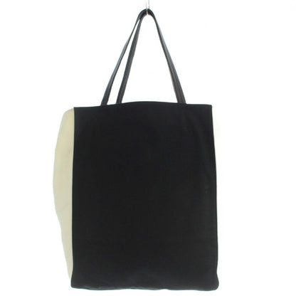 Celine Cabas Phantom Tote Canvas Contrast Bicolor Black White — view 2