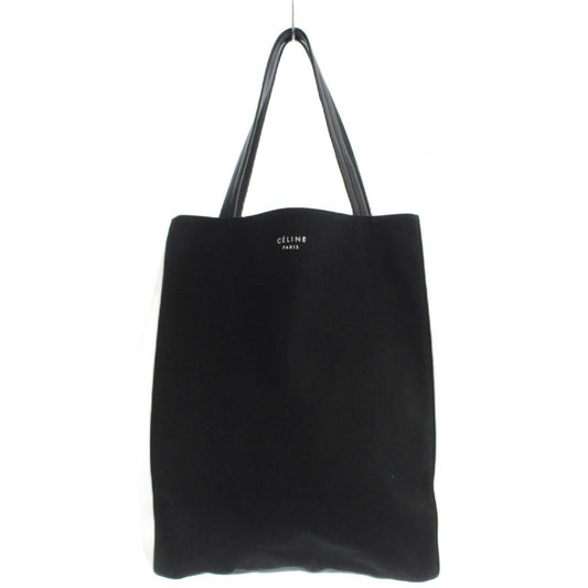 Celine Cabas Phantom Tote Canvas Contrast Bicolor Black White