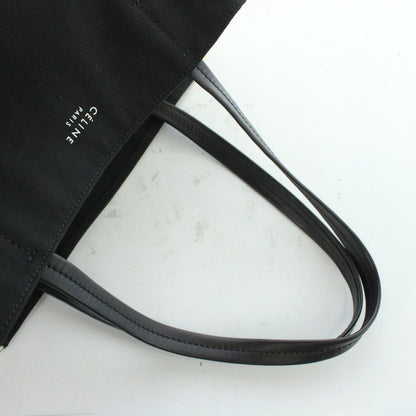 Celine Cabas Phantom Tote Canvas Contrast Bicolor Black White — view 6