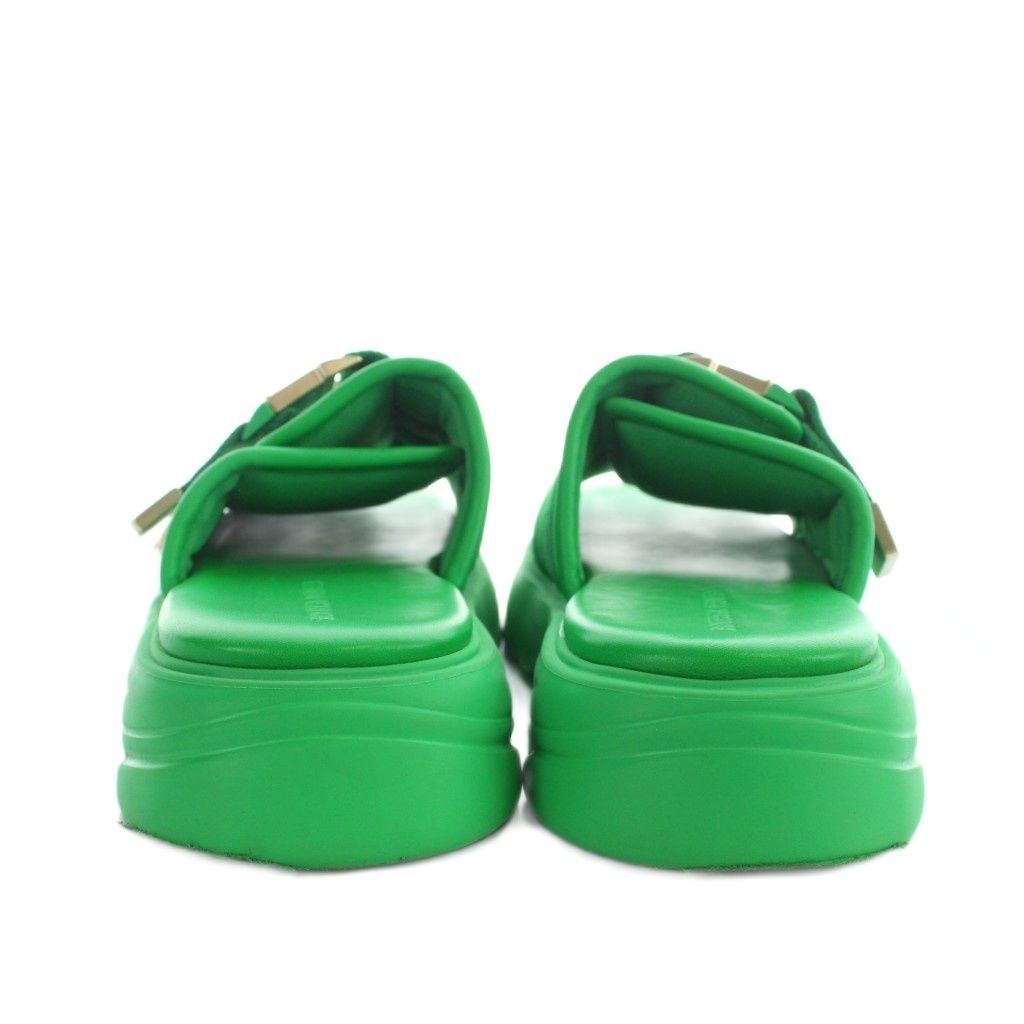 Bottega Veneta Flash Sandals Belt 43 Green — view 4