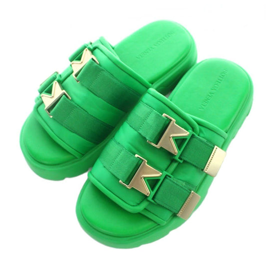 Bottega Veneta Flash Sandals Belt 43 Green