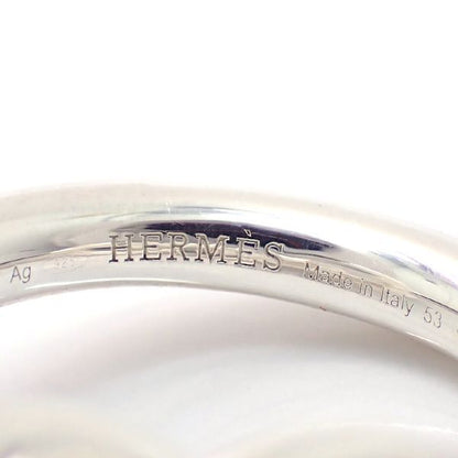 Hermes Croisette GM Ring 925 Sterling Silver 53 Chain and Paper Purchased in — view 8