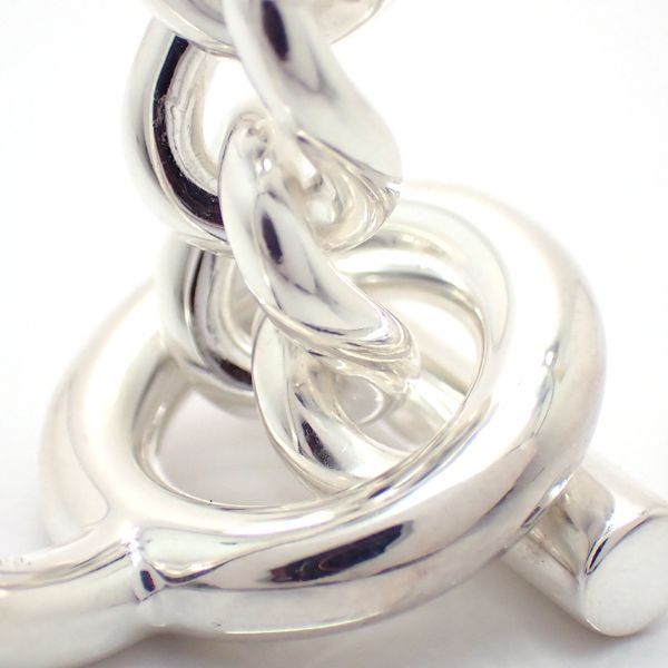 Hermes Croisette GM Ring 925 Sterling Silver 53 Chain and Paper Purchased in — view 6