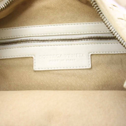 Bottega Veneta Intrecciato Hobo Handbag Leather White KH — view 8