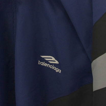 Balenciaga Sports Icon Off Shoulder Tracksuit Off Track Jacket S Navy Black — view 5