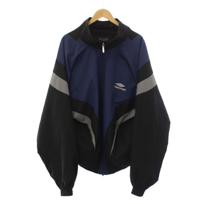Balenciaga Sports Icon Off Shoulder Tracksuit Off Track Jacket S Navy Black