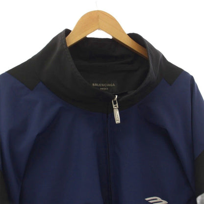 Balenciaga Sports Icon Off Shoulder Tracksuit Off Track Jacket S Navy Black — view 3