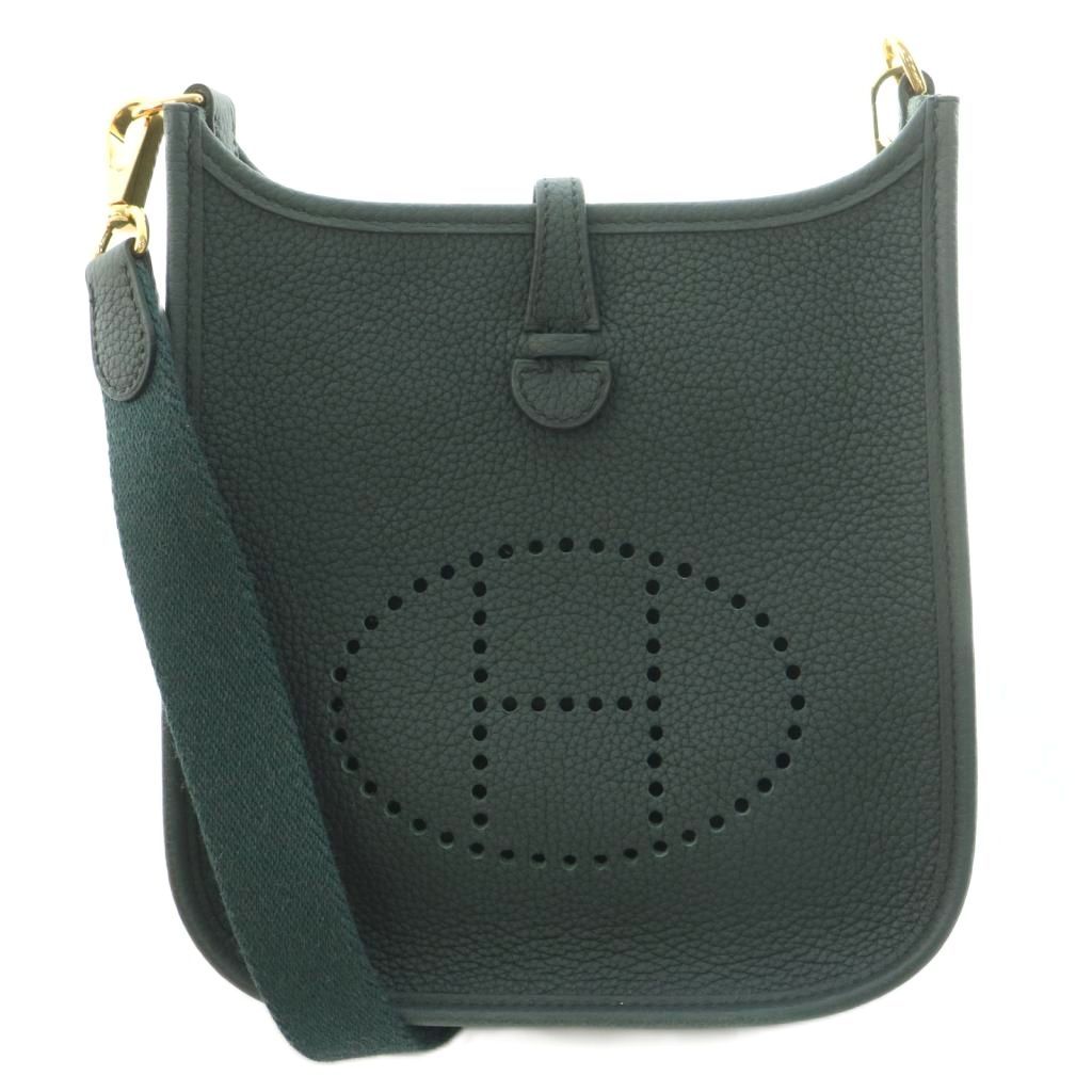 Hermes Evelyne 16 TPM Amazon Taurillon Clemence Shoulder Bag Logo Perforated