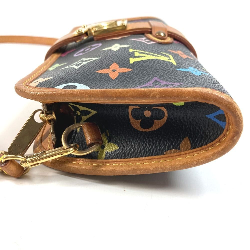 Louis Vuitton Shoulder Bag Charlie Monogram Multicolor Canvas Noir Black — view 3