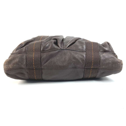 Hermes Shoulder Bag Caravan Vertical MM Leather Brown — view 5